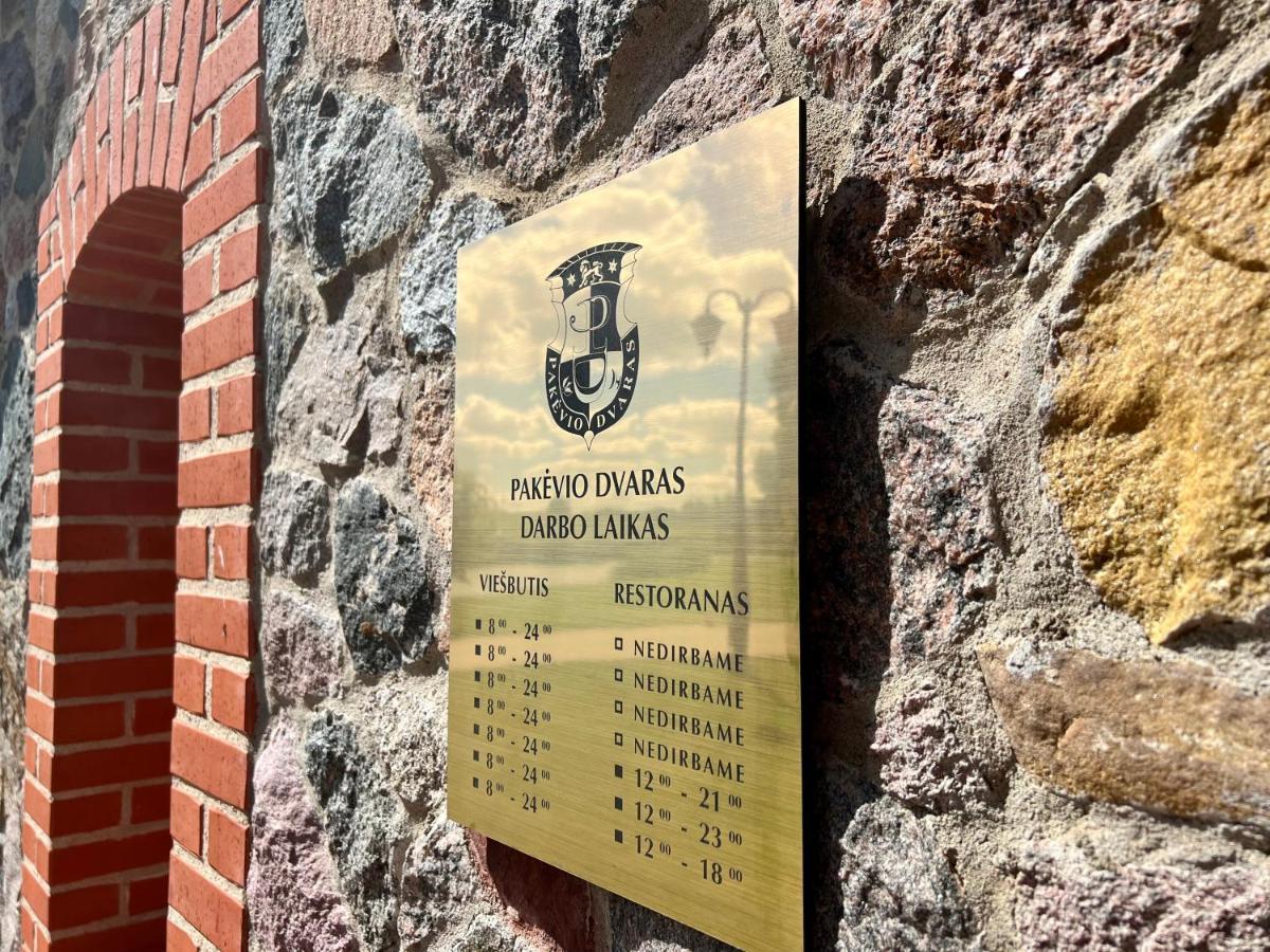 Pakevio Dvaras - Pakevis Manor Kelme Exteriör bild